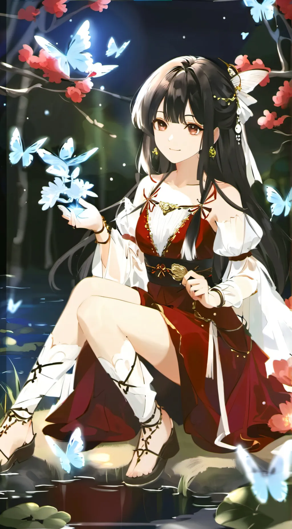 ai character: Luna  background