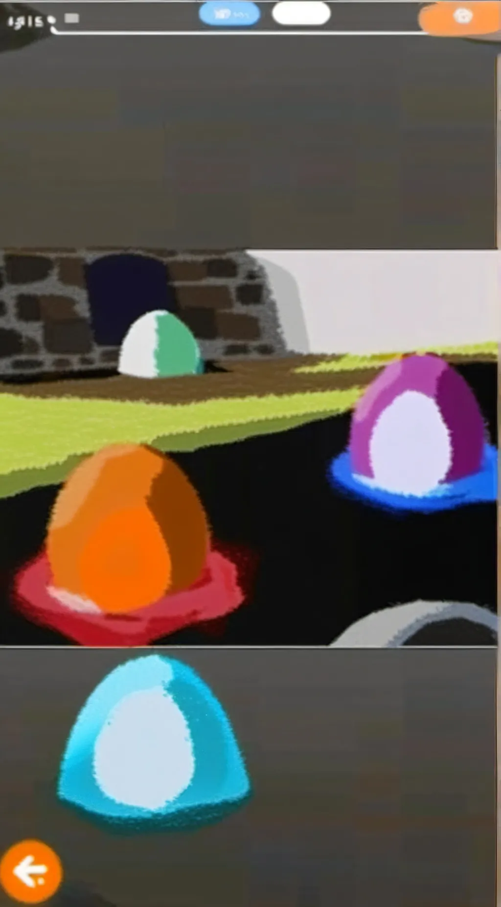 ai character: 🥚  background