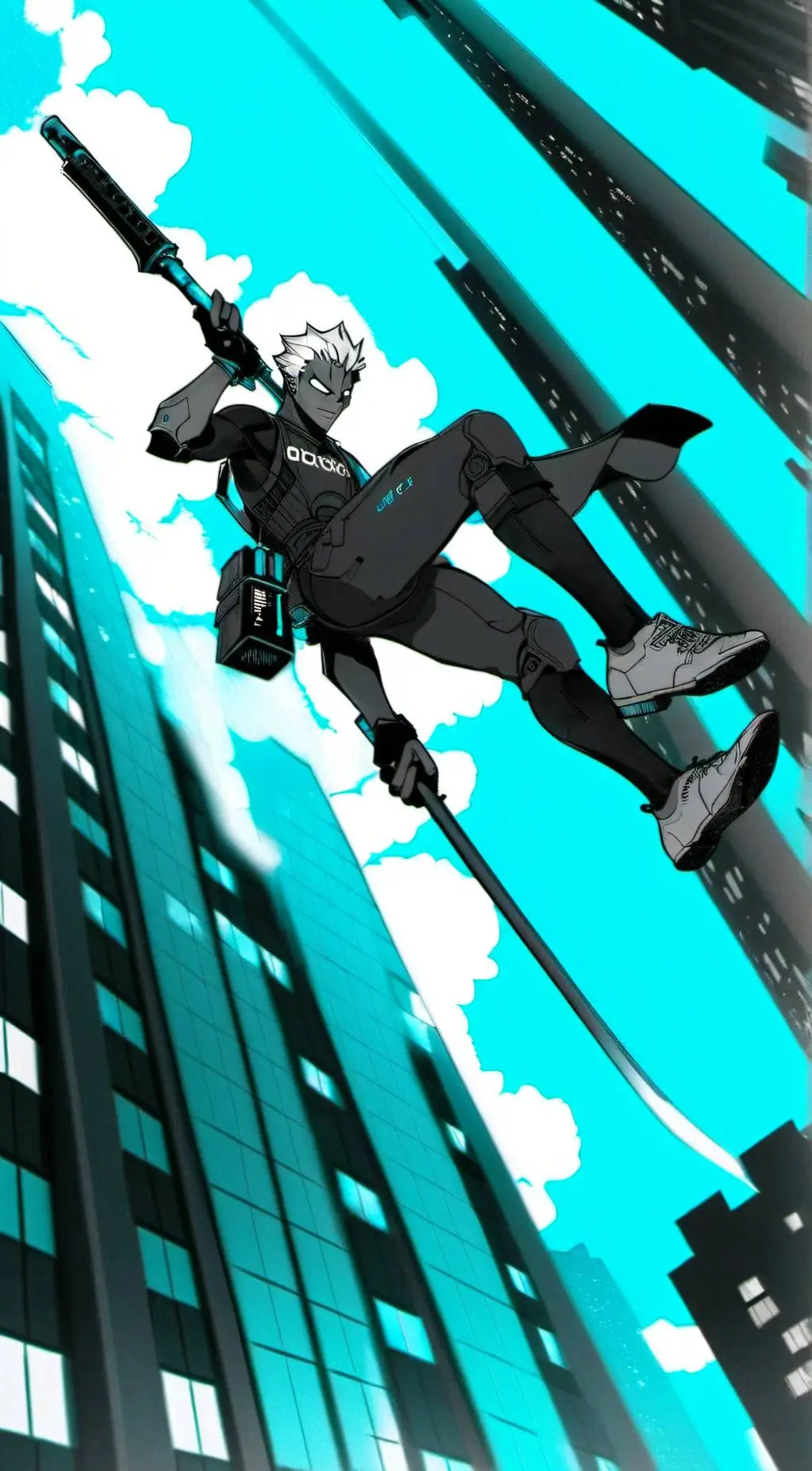 ai character: Kaiju No. 8! background