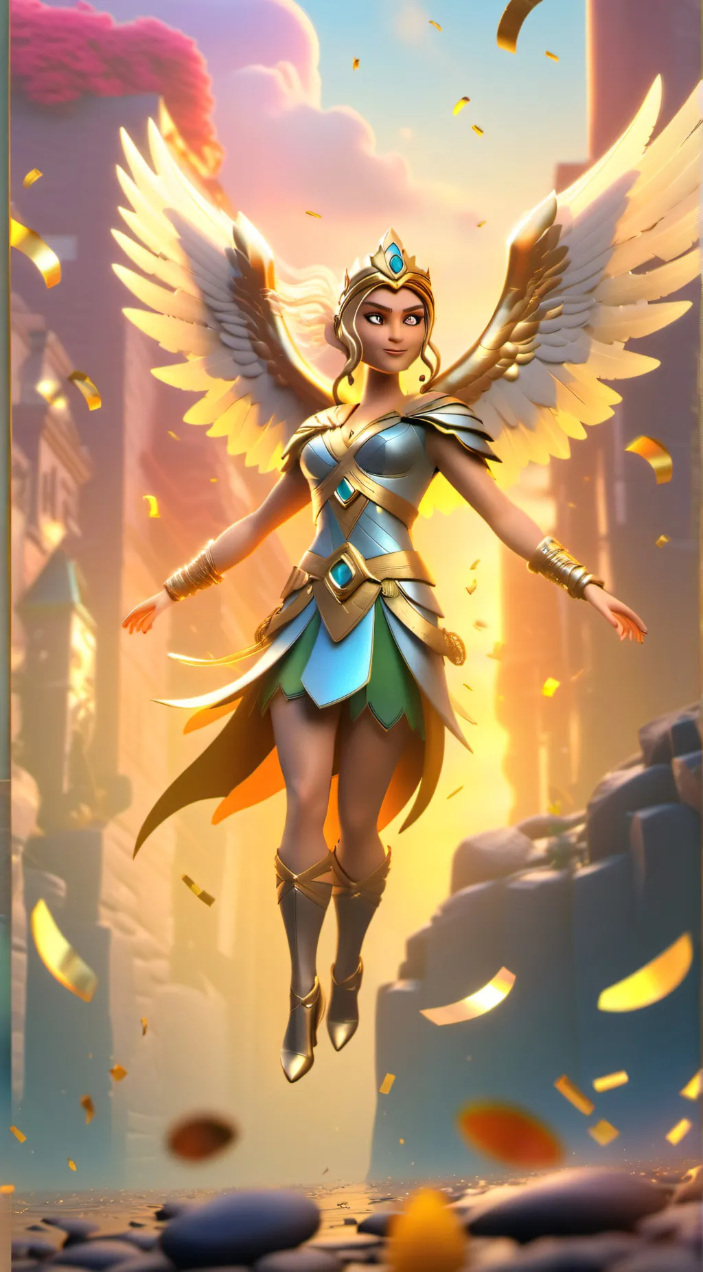 ai character: hyperia background