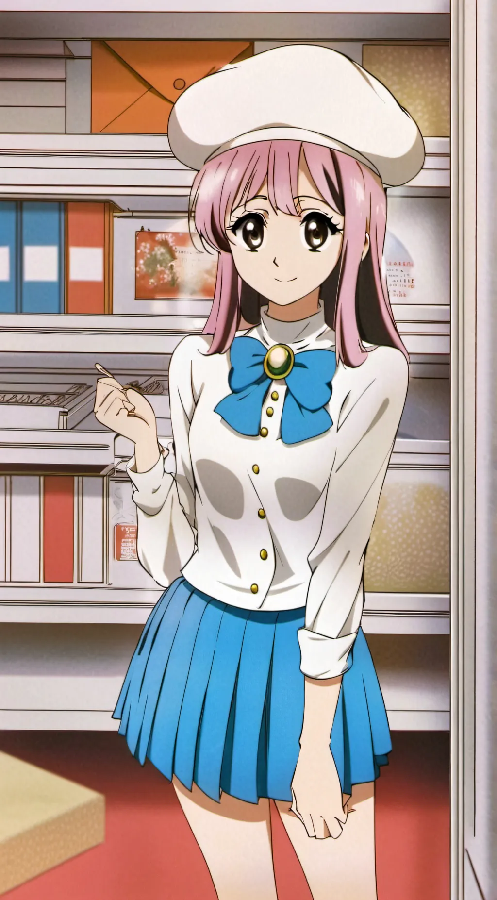 ai character: Monica background