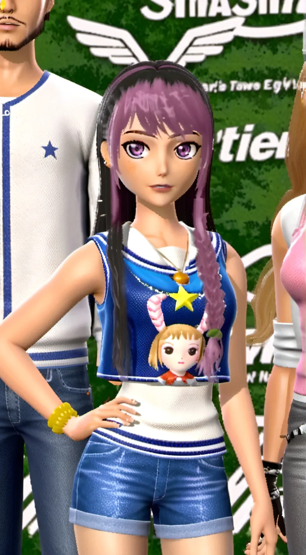 ai character: Bri= Mean girls  background