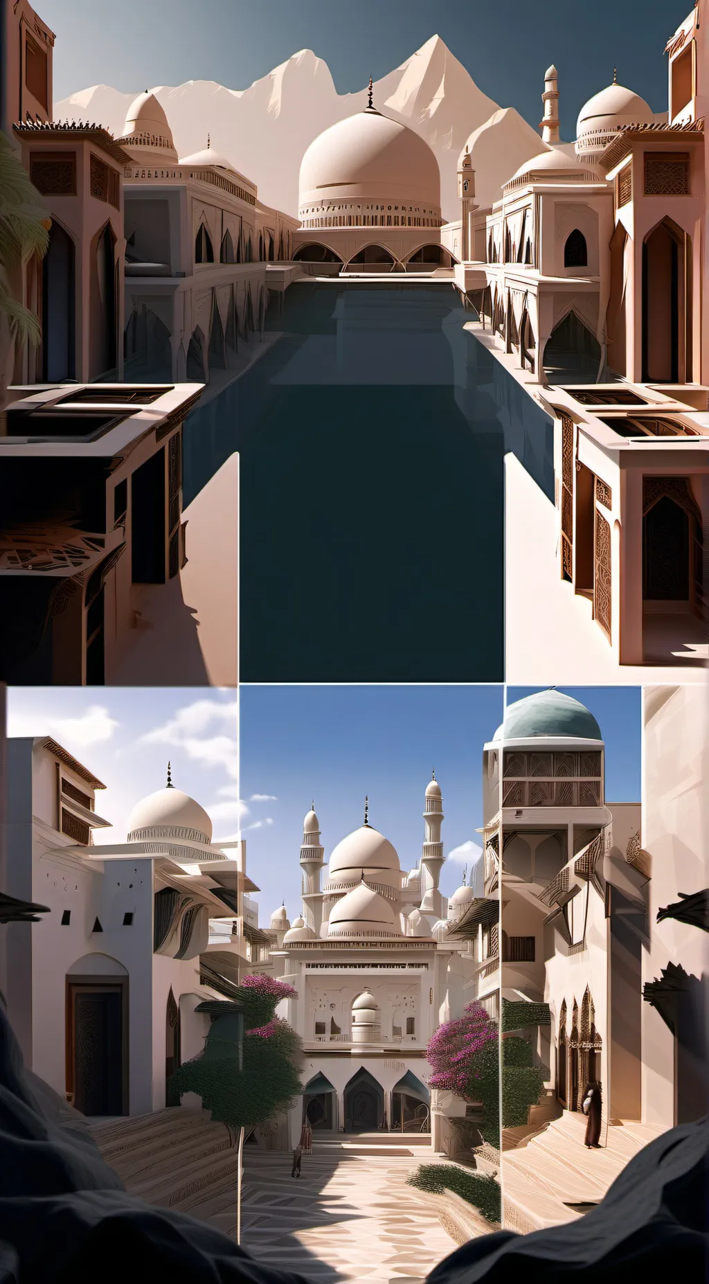 ai character: Arab countryhumans background