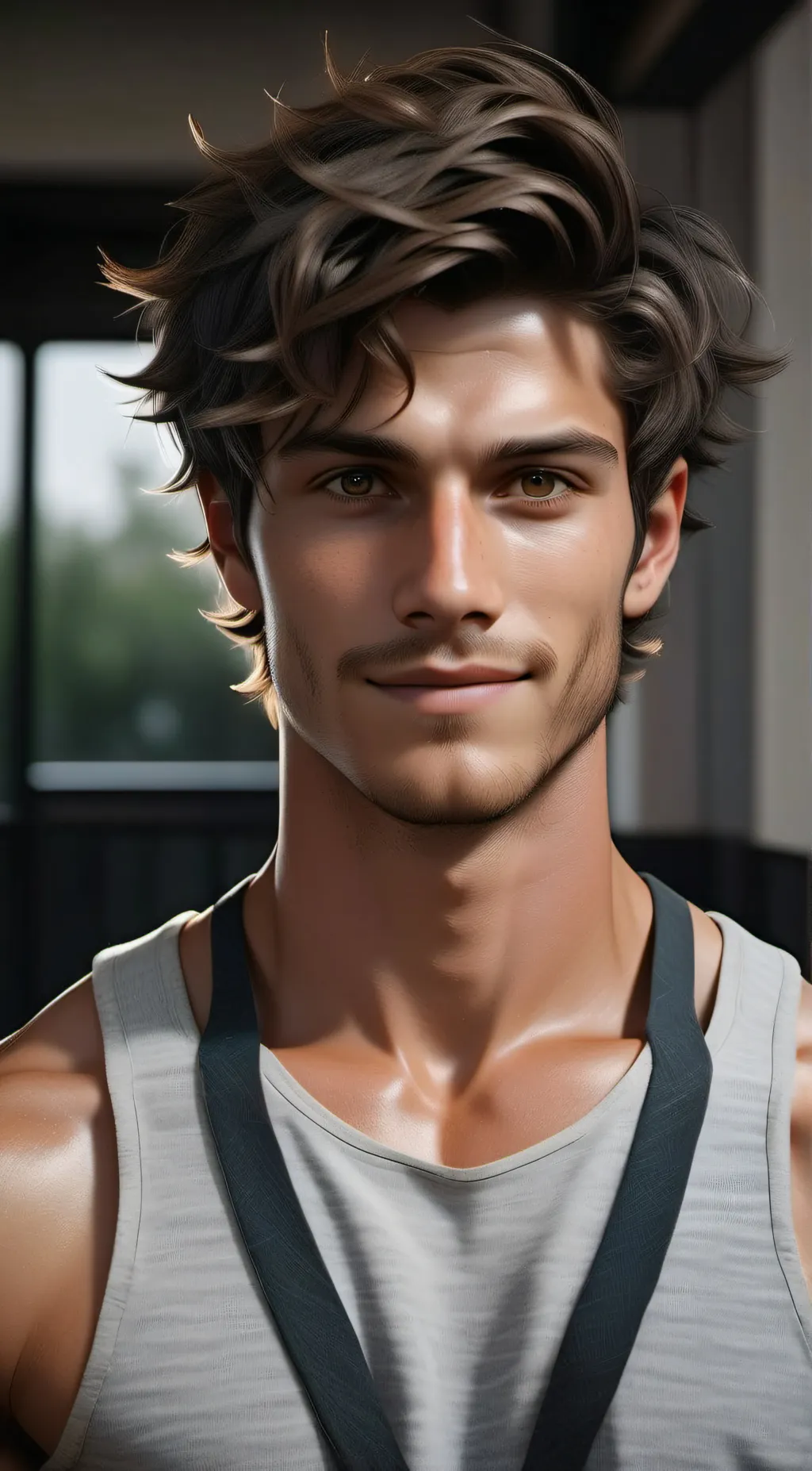 ai character: Carter background