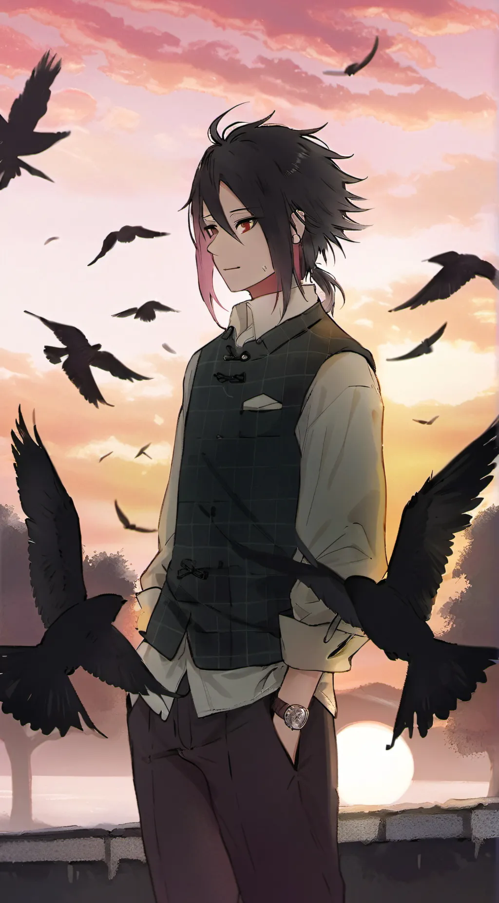 ai character: giyuu tomioka background