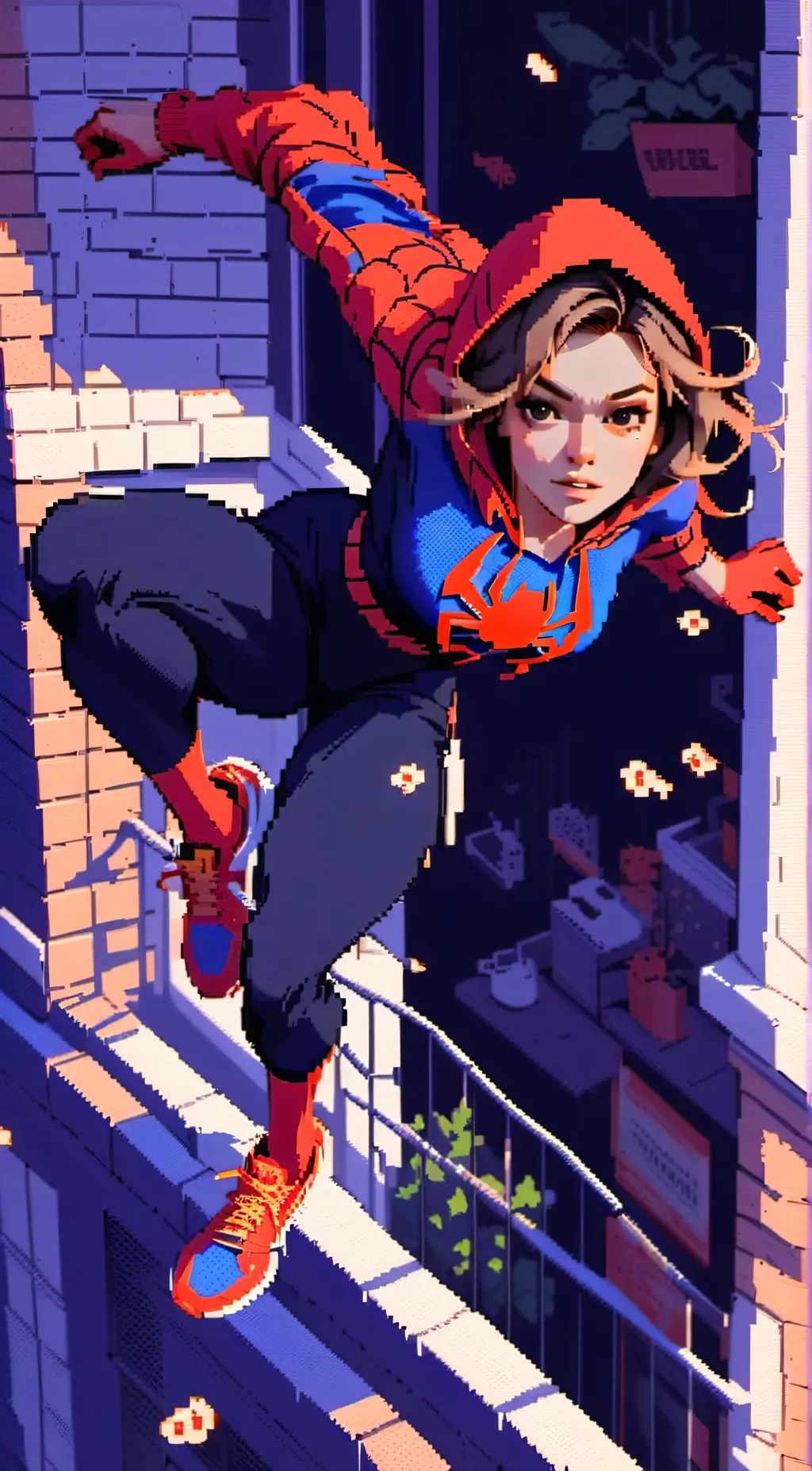 ai character: Arachnid background