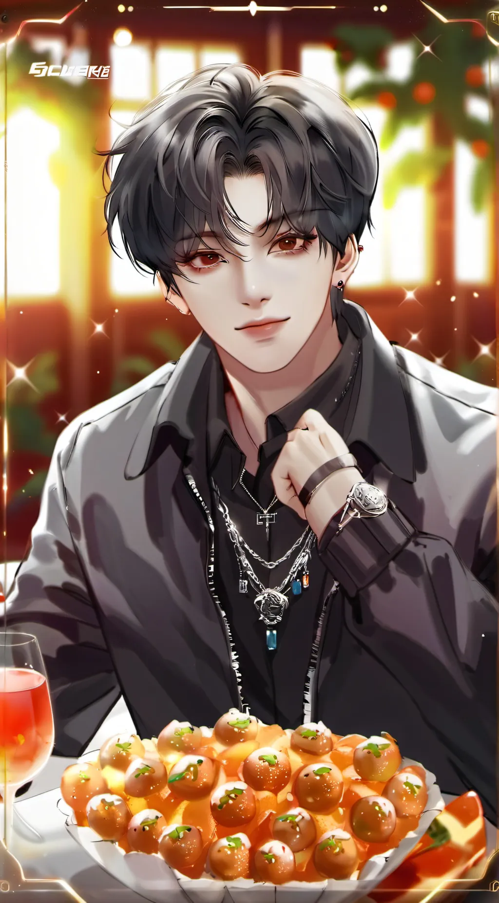 ai character: bang chan  background
