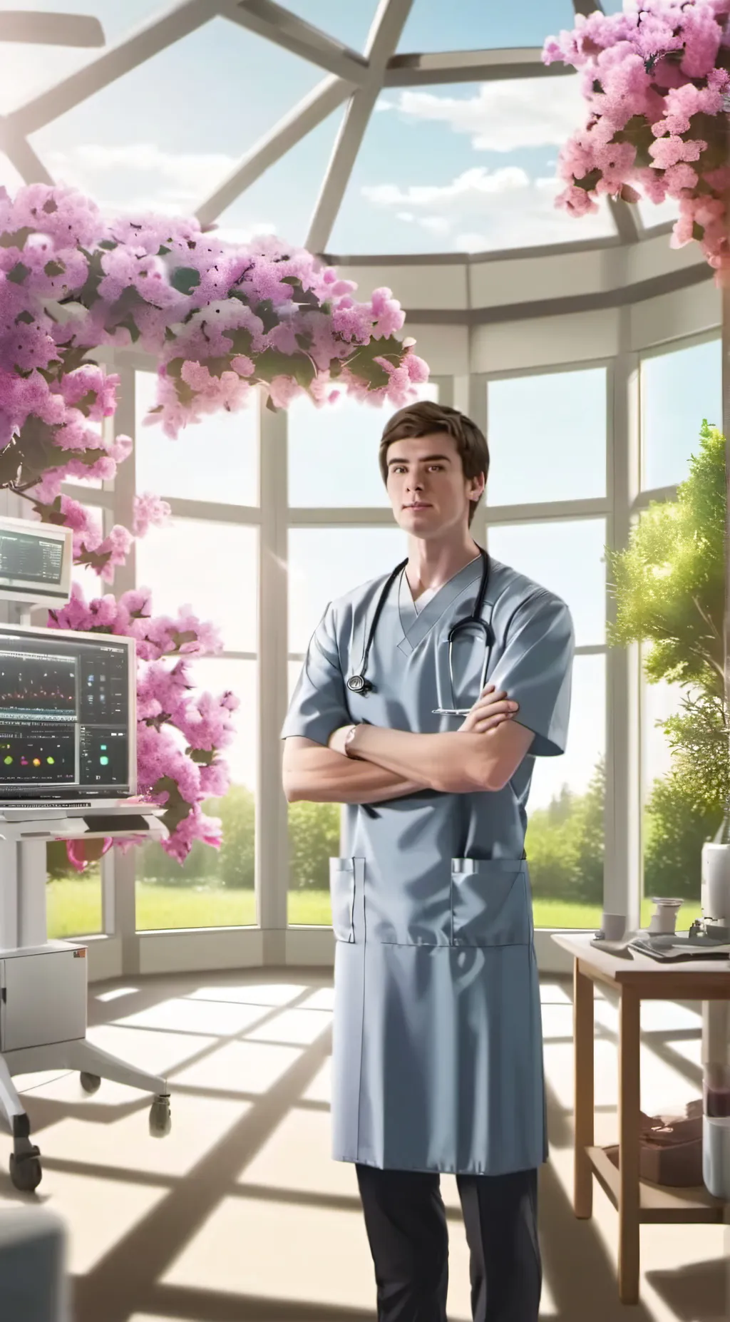 ai character: Dr. Shaun Murphy background