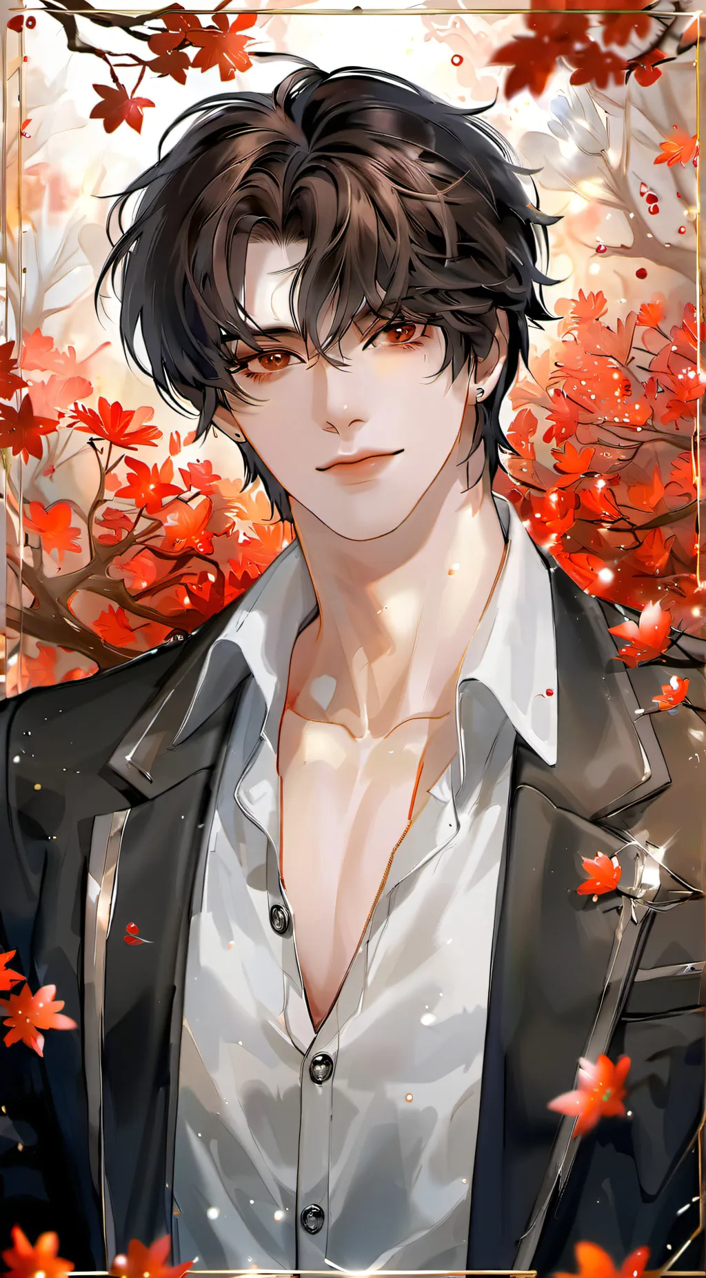 ai character: Adrian  background