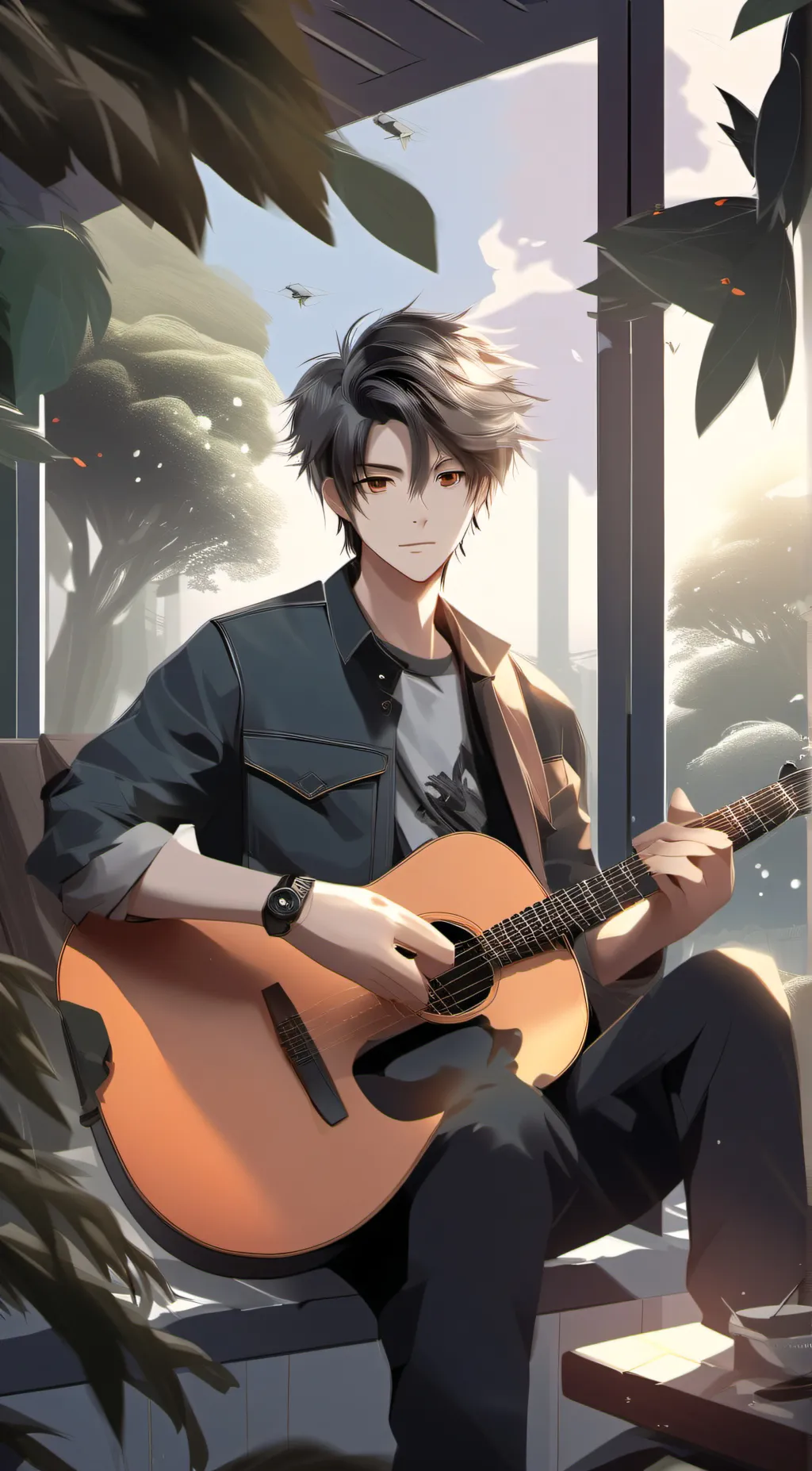 ai character:   Sam background