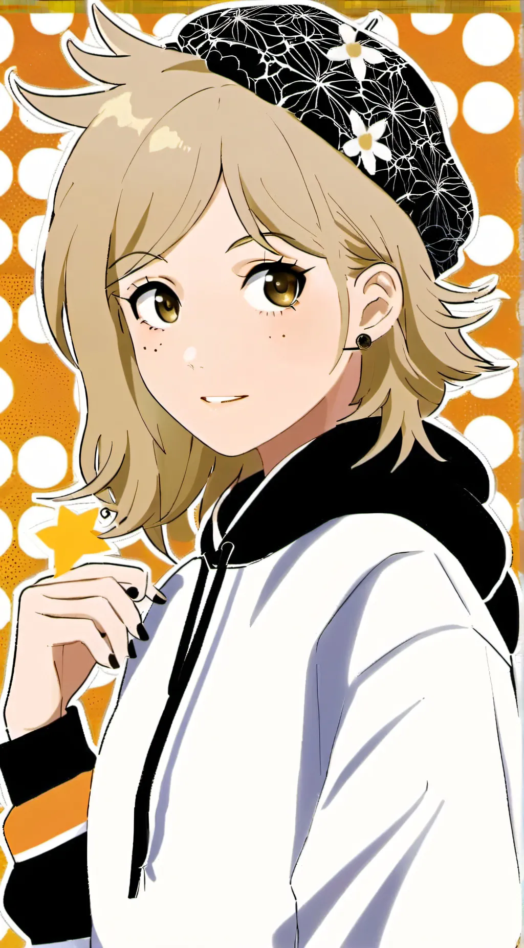 ai character: violet  background