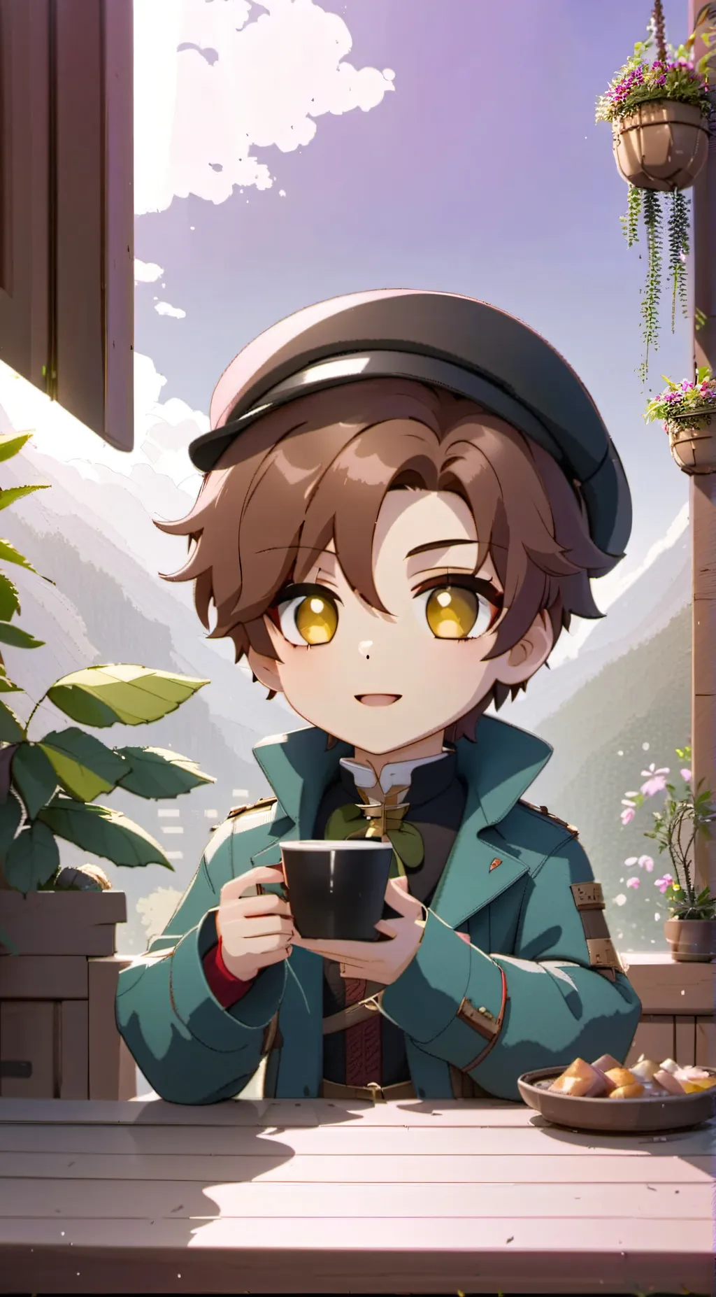 ai character: Max background