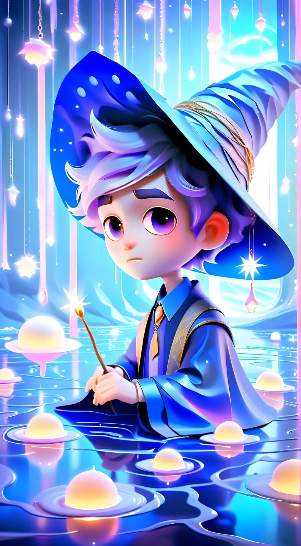 ai character: trash background