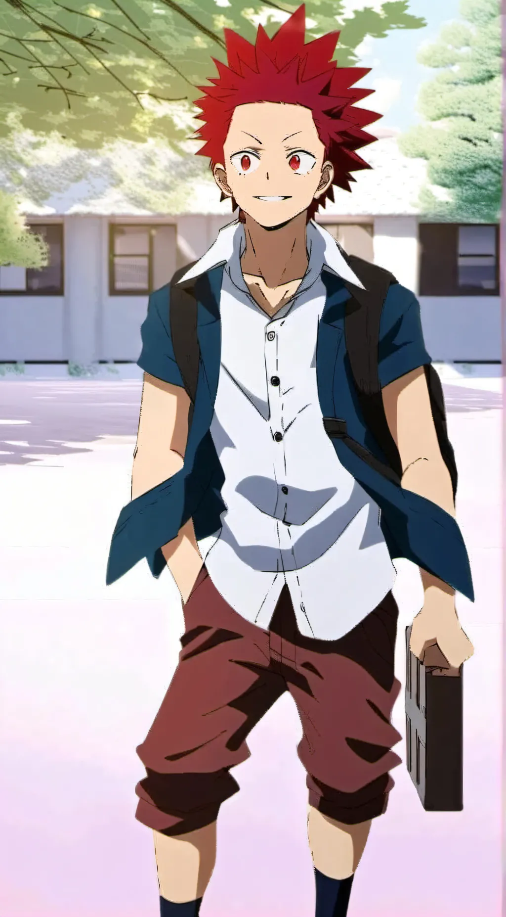 ai character: Kirishima background