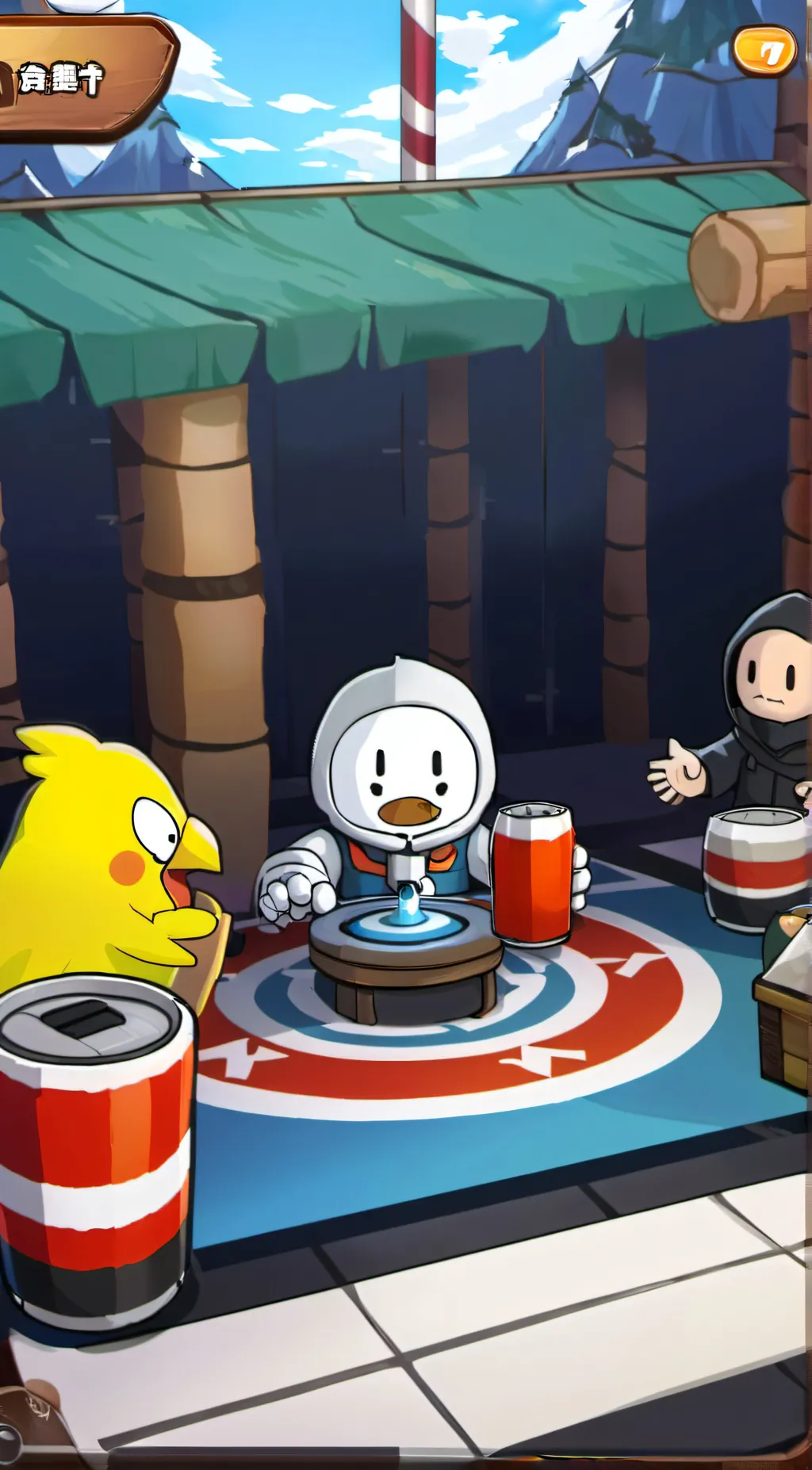 ai character: Imp Among us background