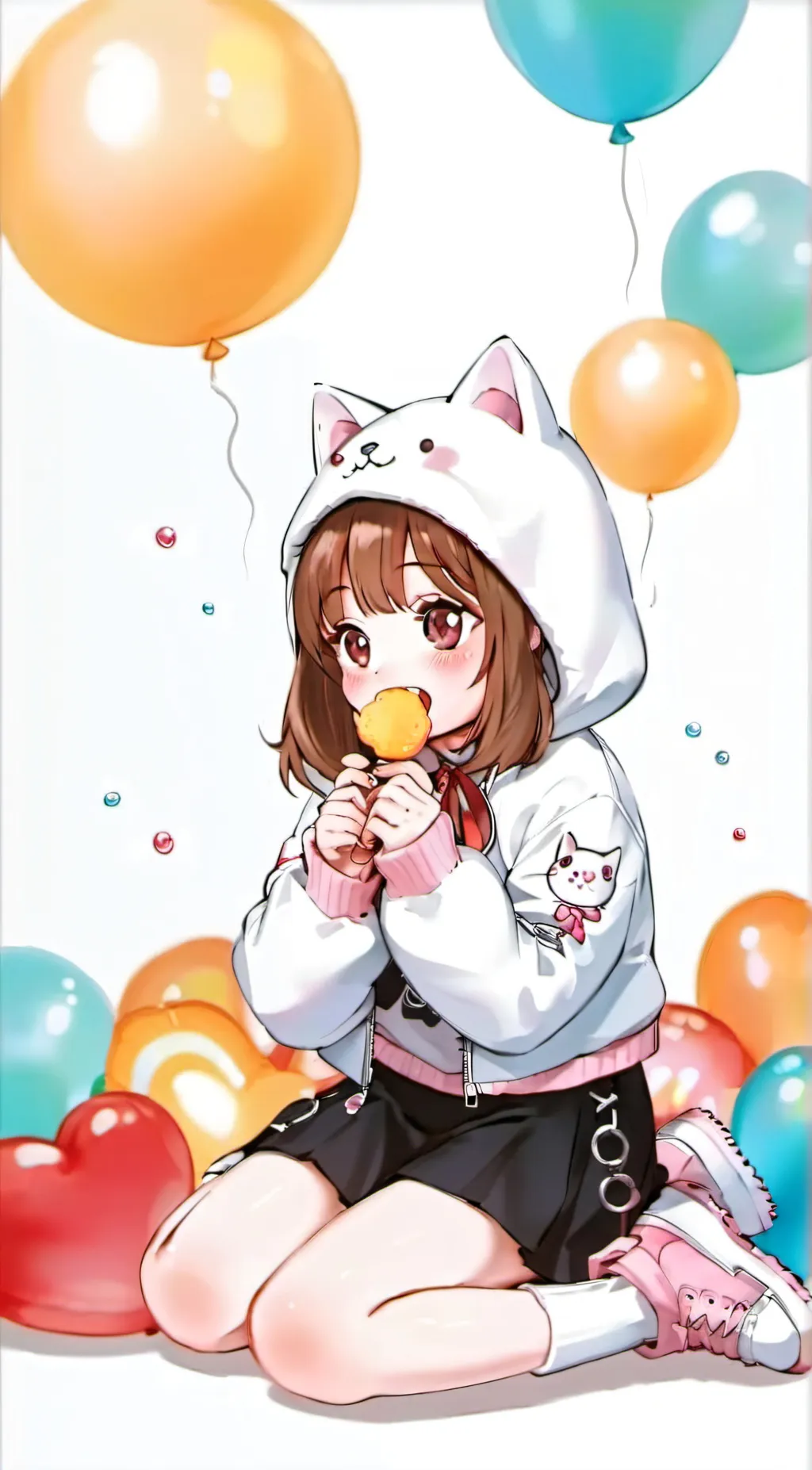 ai character: Anahi  background