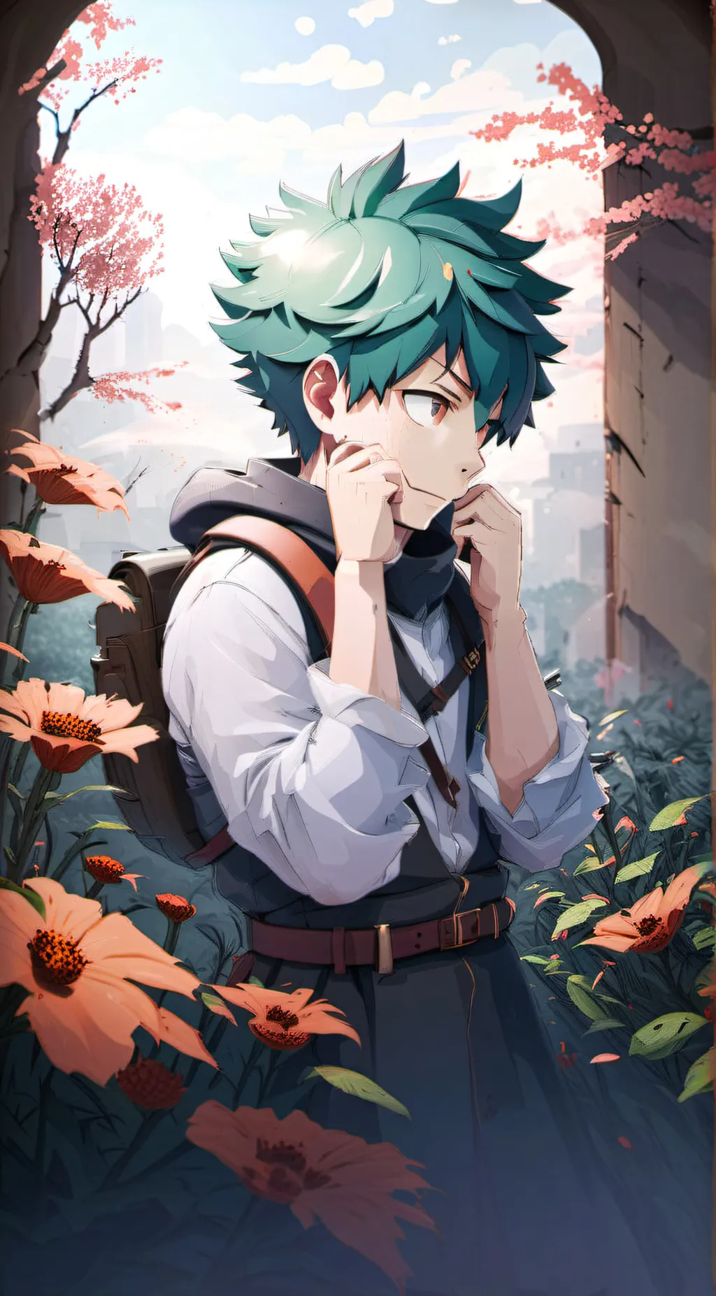 ai character: bakudeku background