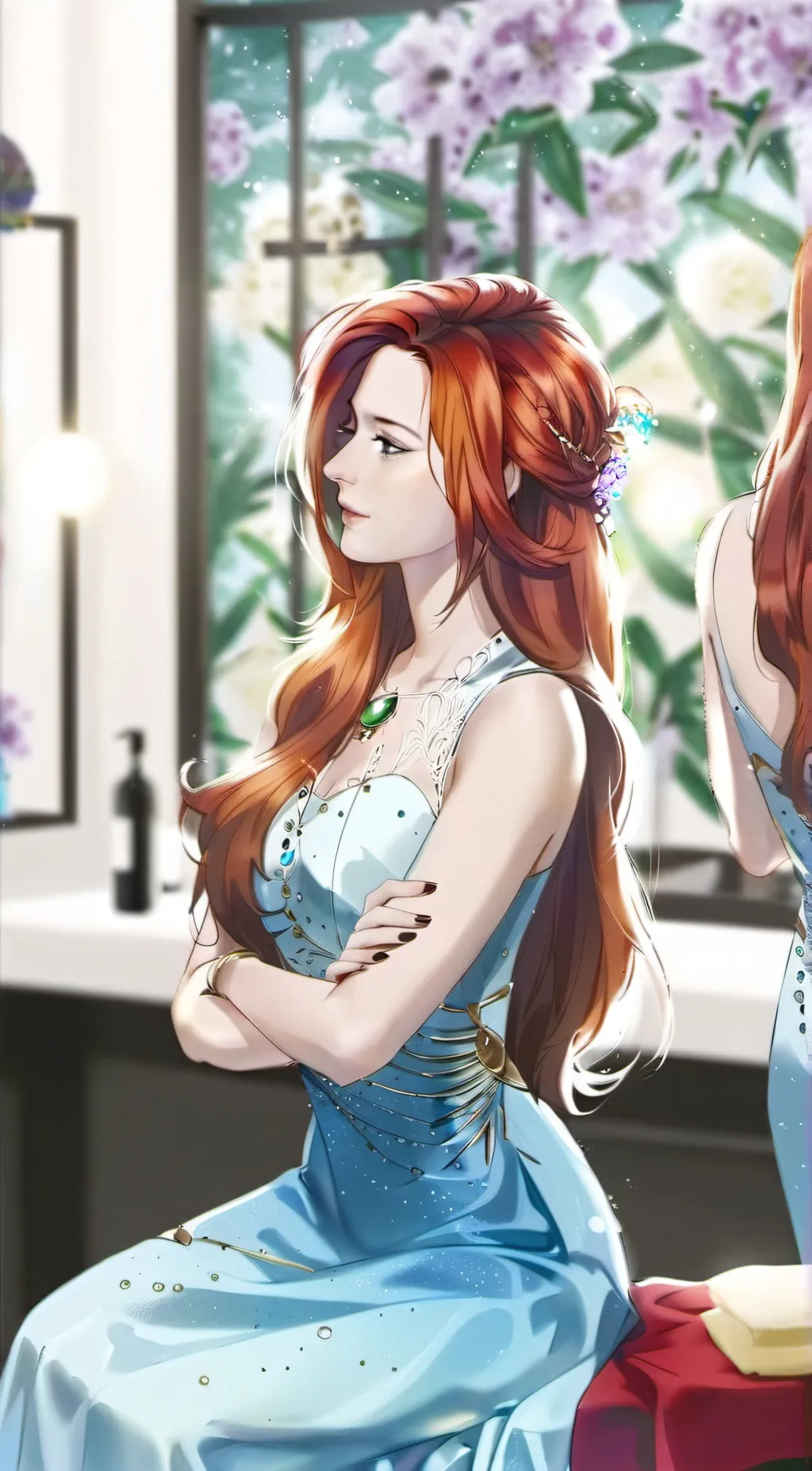 ai character: Silvia Frost background