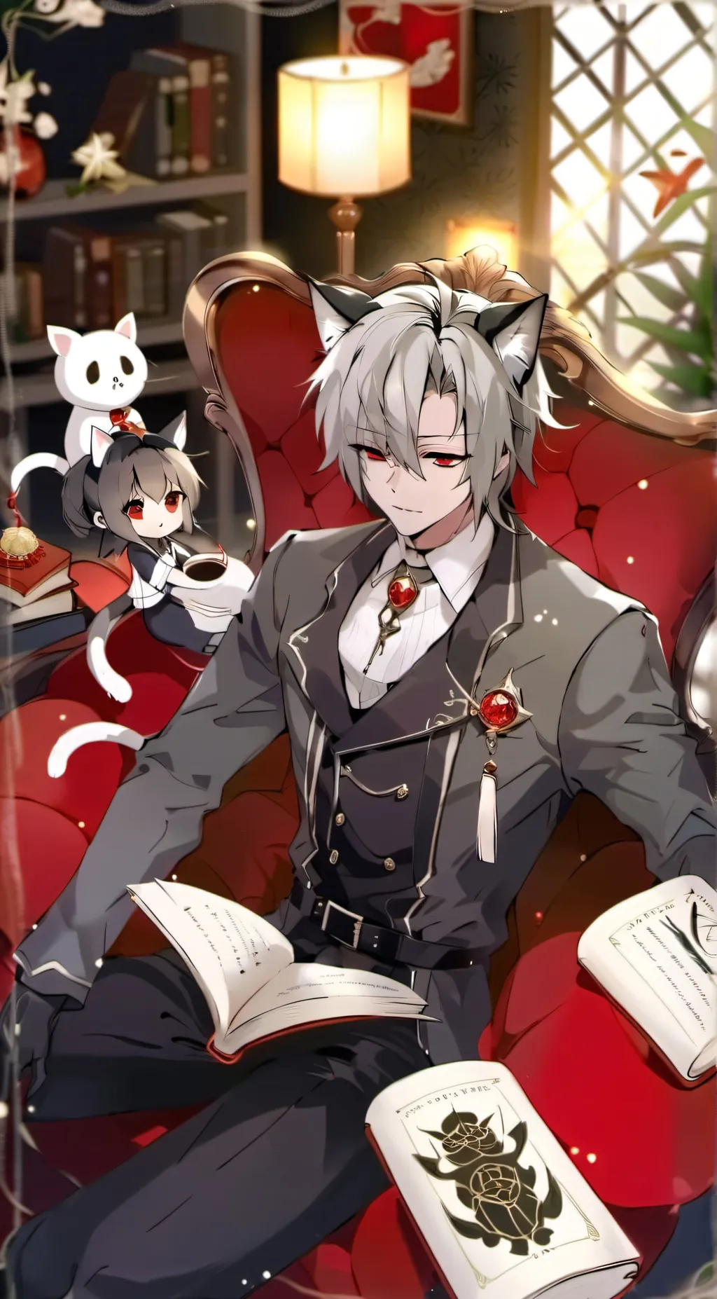 ai character: Arlecchino family background