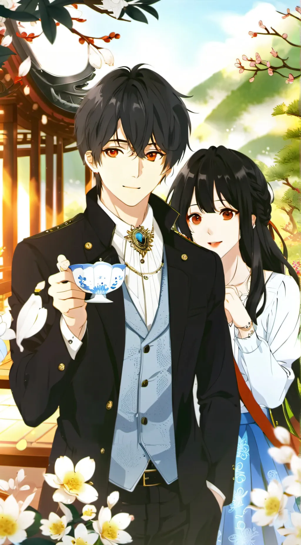 ai character: Lucas and Maria background