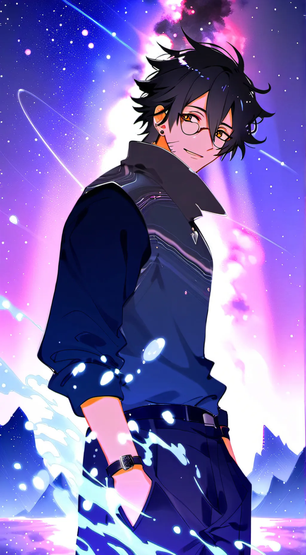 ai character: Dabi background