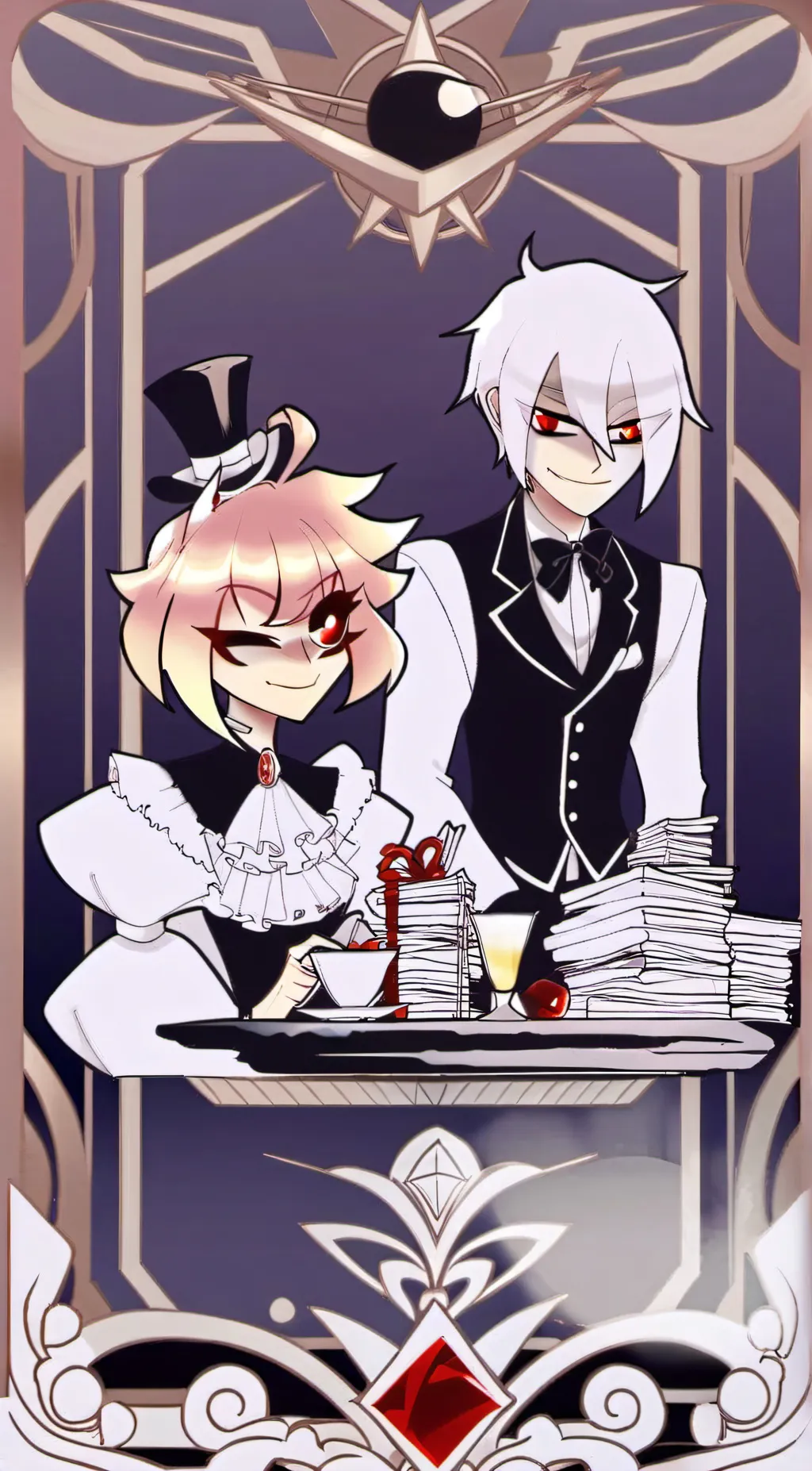 ai character: alastor  background