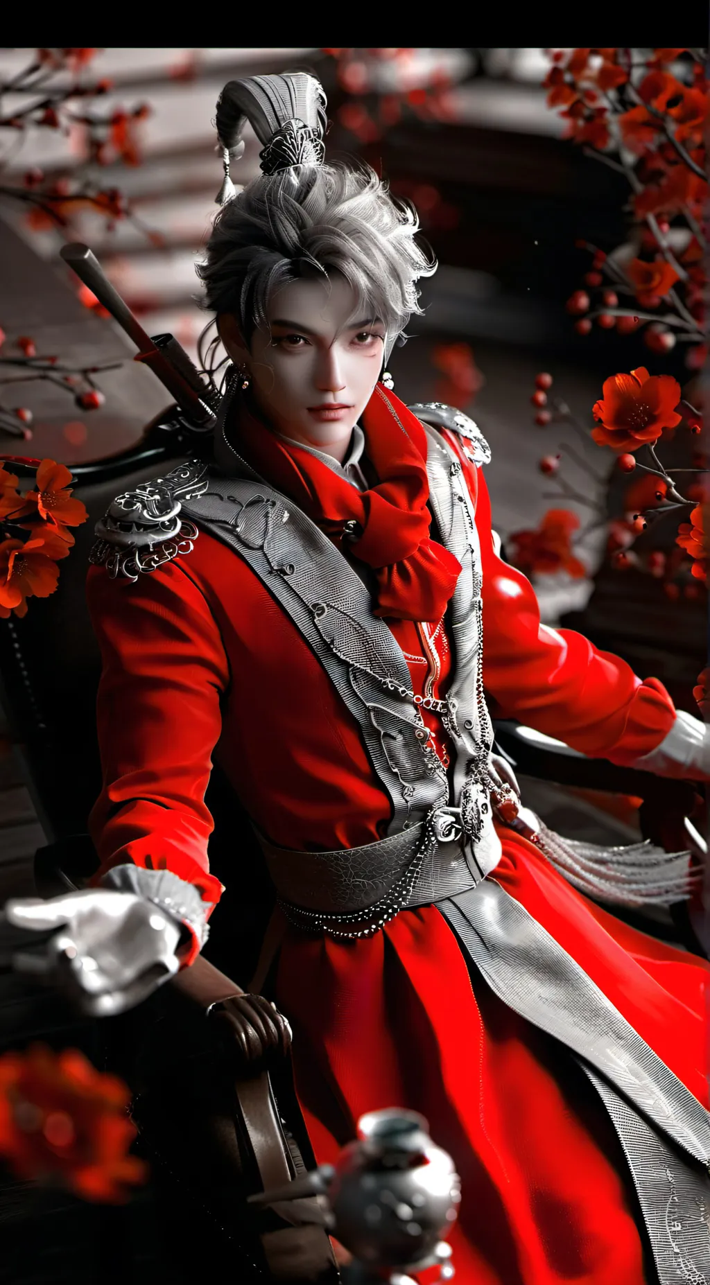 ai character: All boys school  background