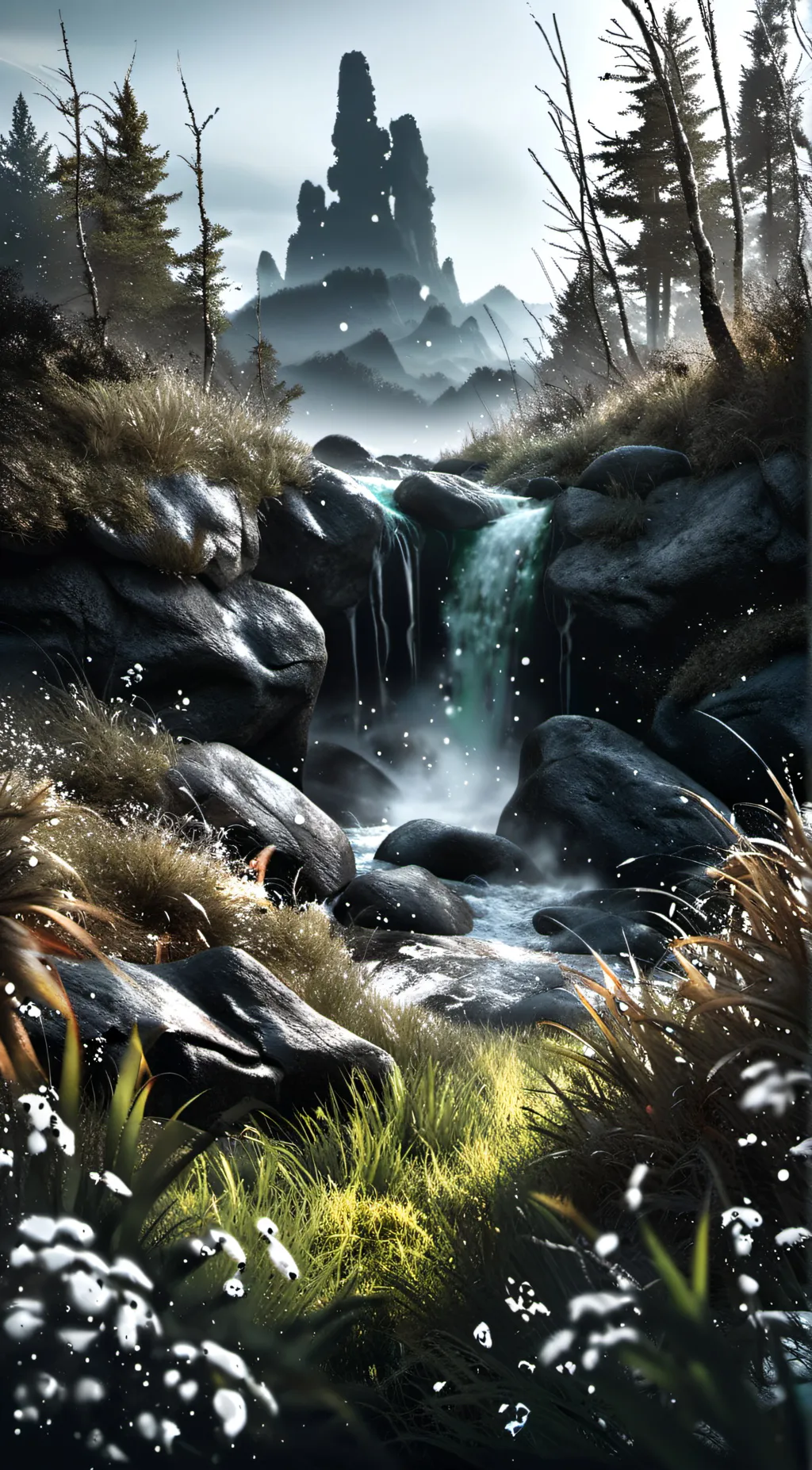 ai character: TOUCH GRASS background