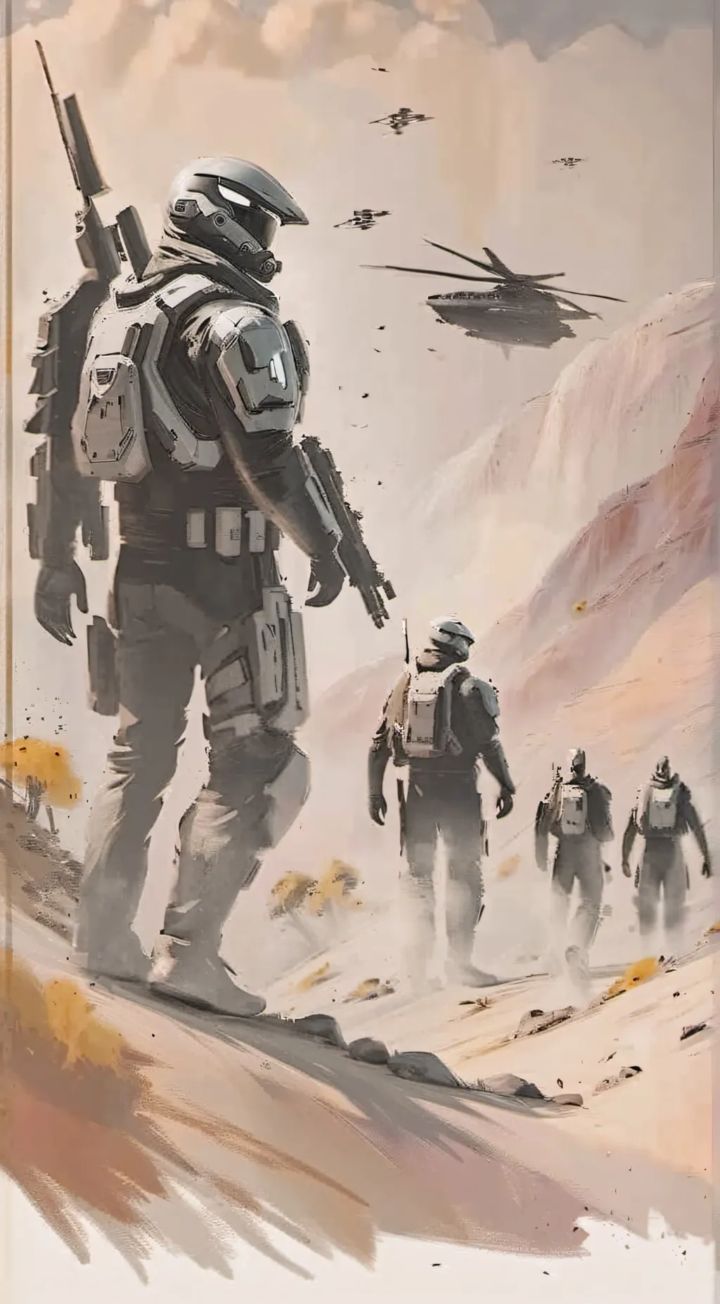 ai character: ODST background