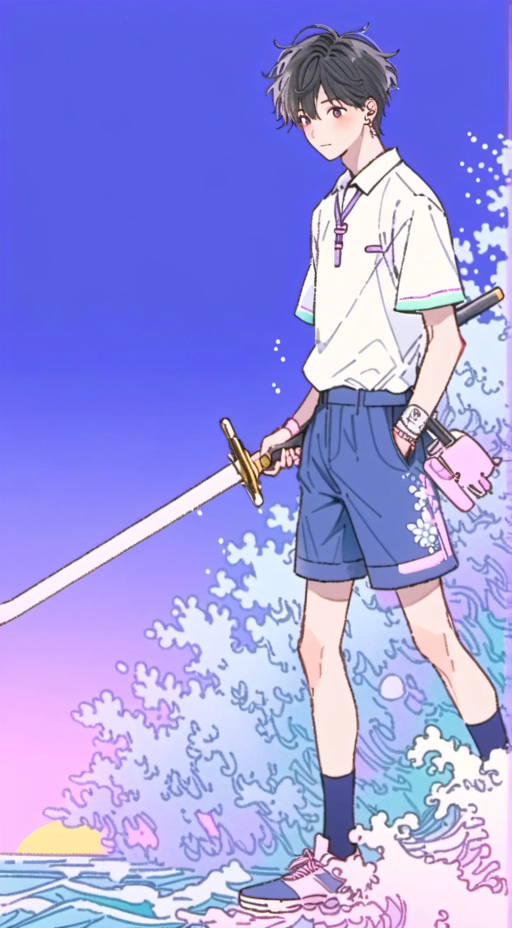 ai character: Kenji background