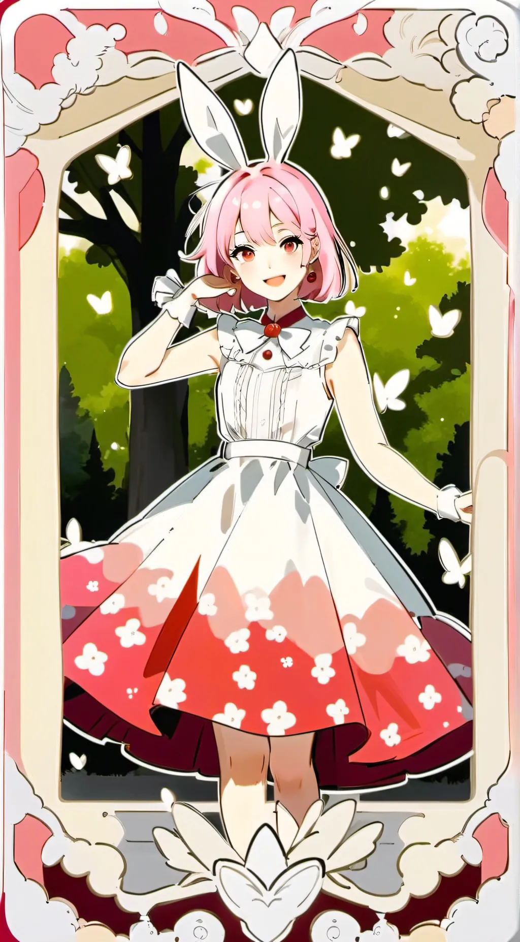 ai character: Melody(human) background