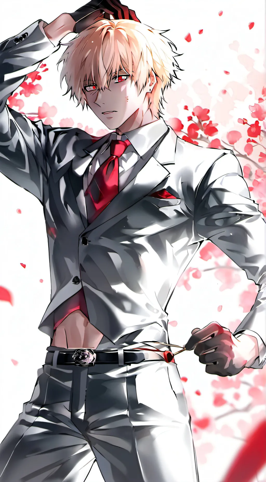 ai character: Katsuki Bakugo  background