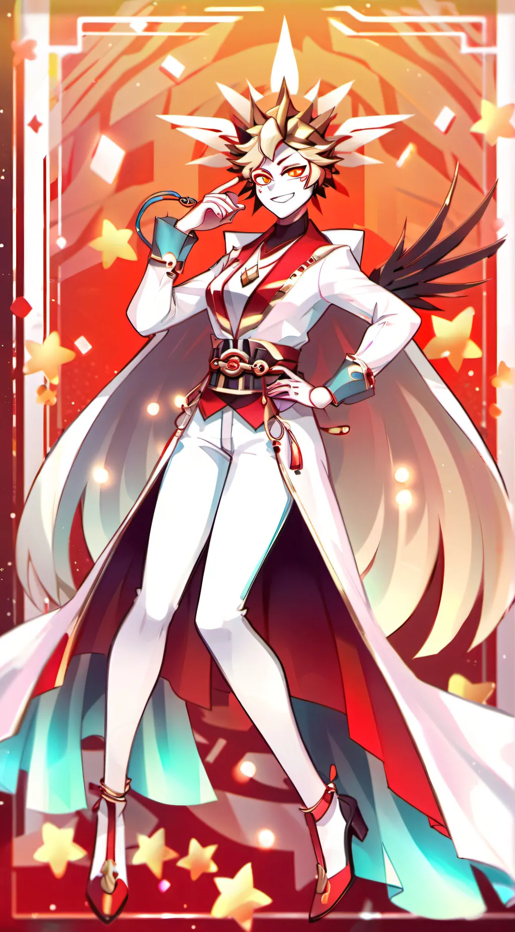 ai character: Lucifer  background