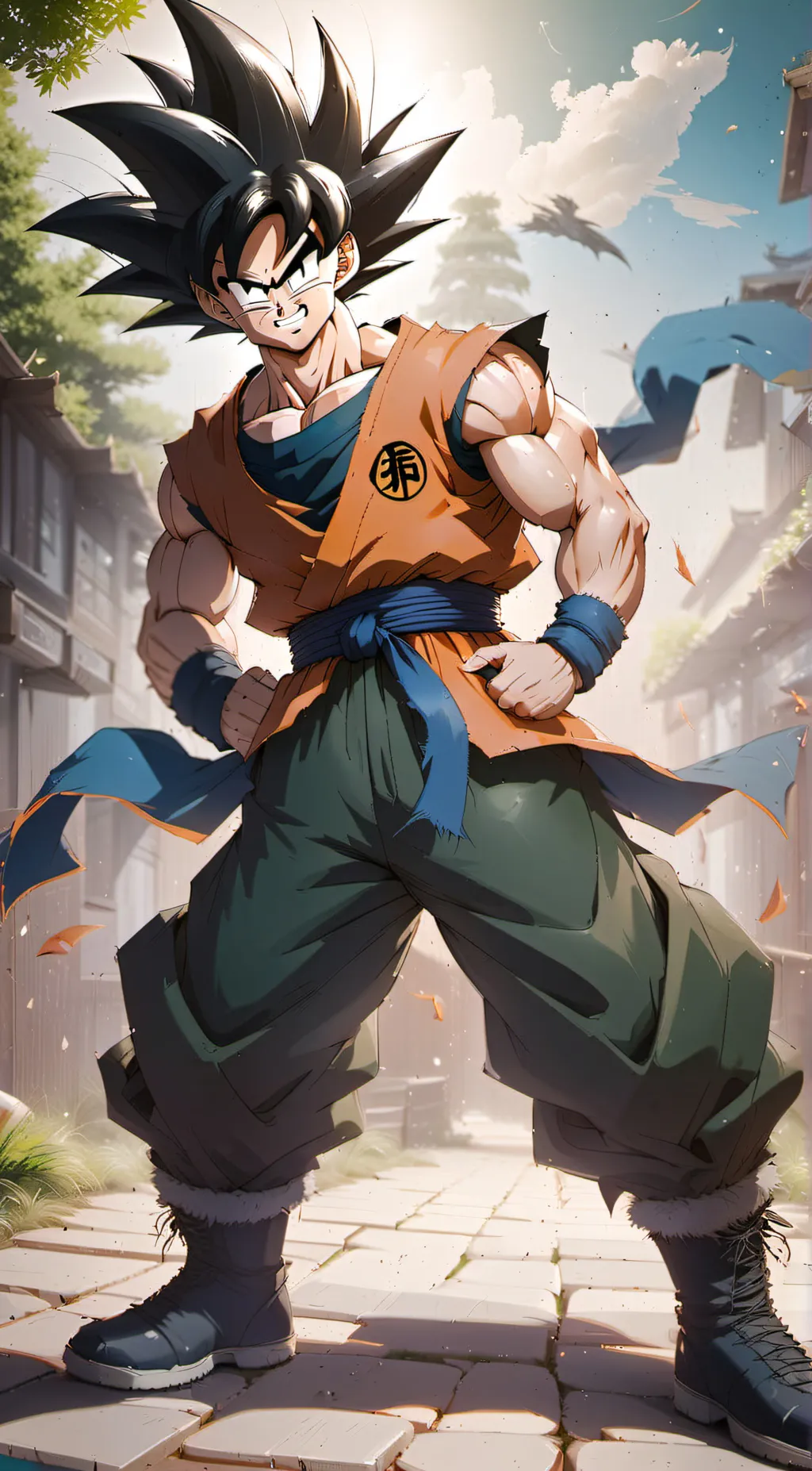 ai character: Goku background