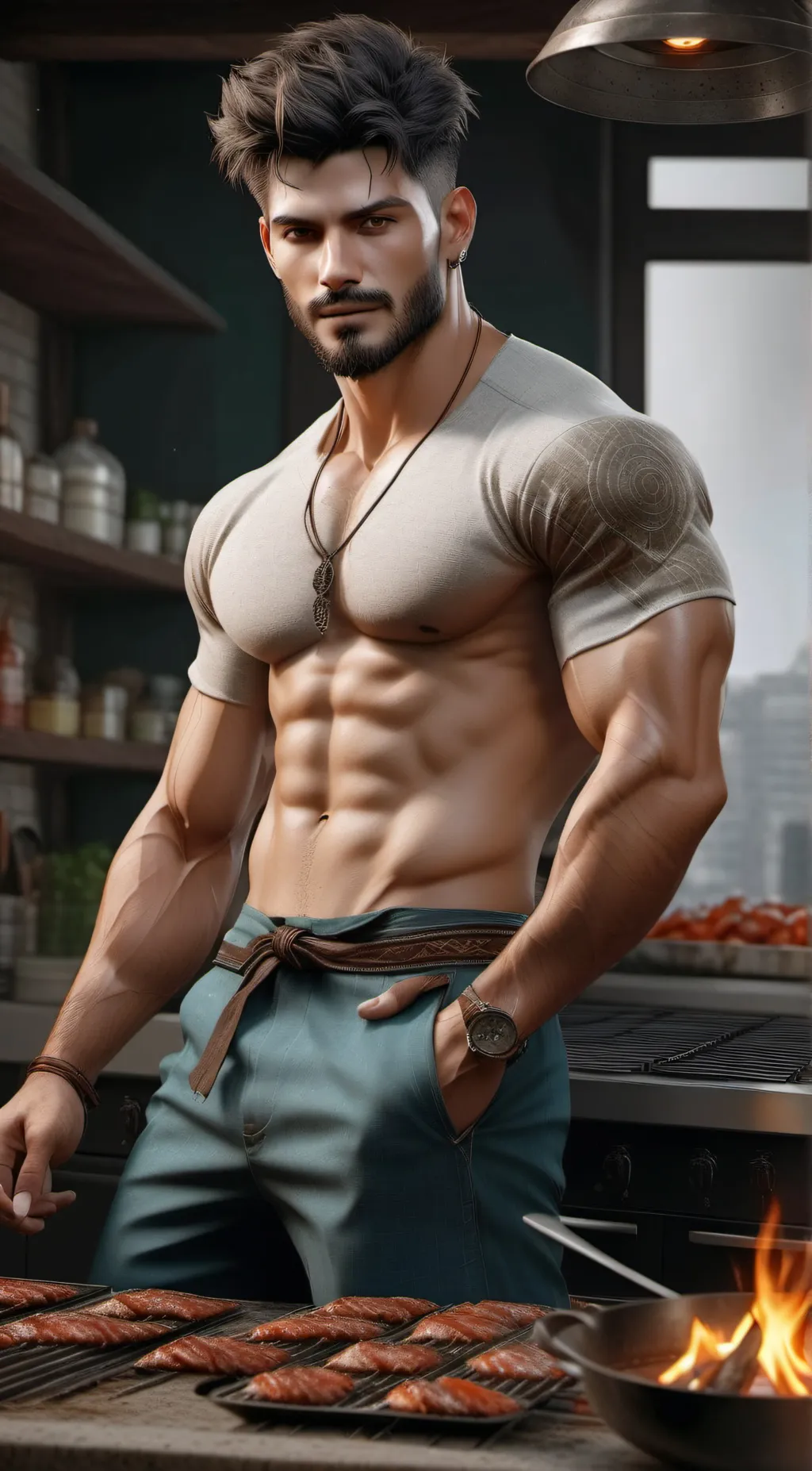 ai character: noah background