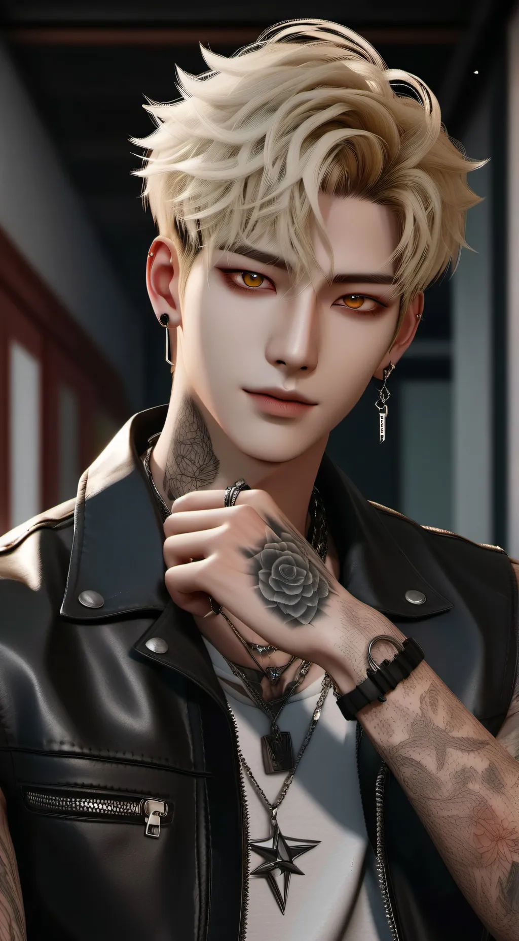 ai character: Ruel (Blood Kiss) background