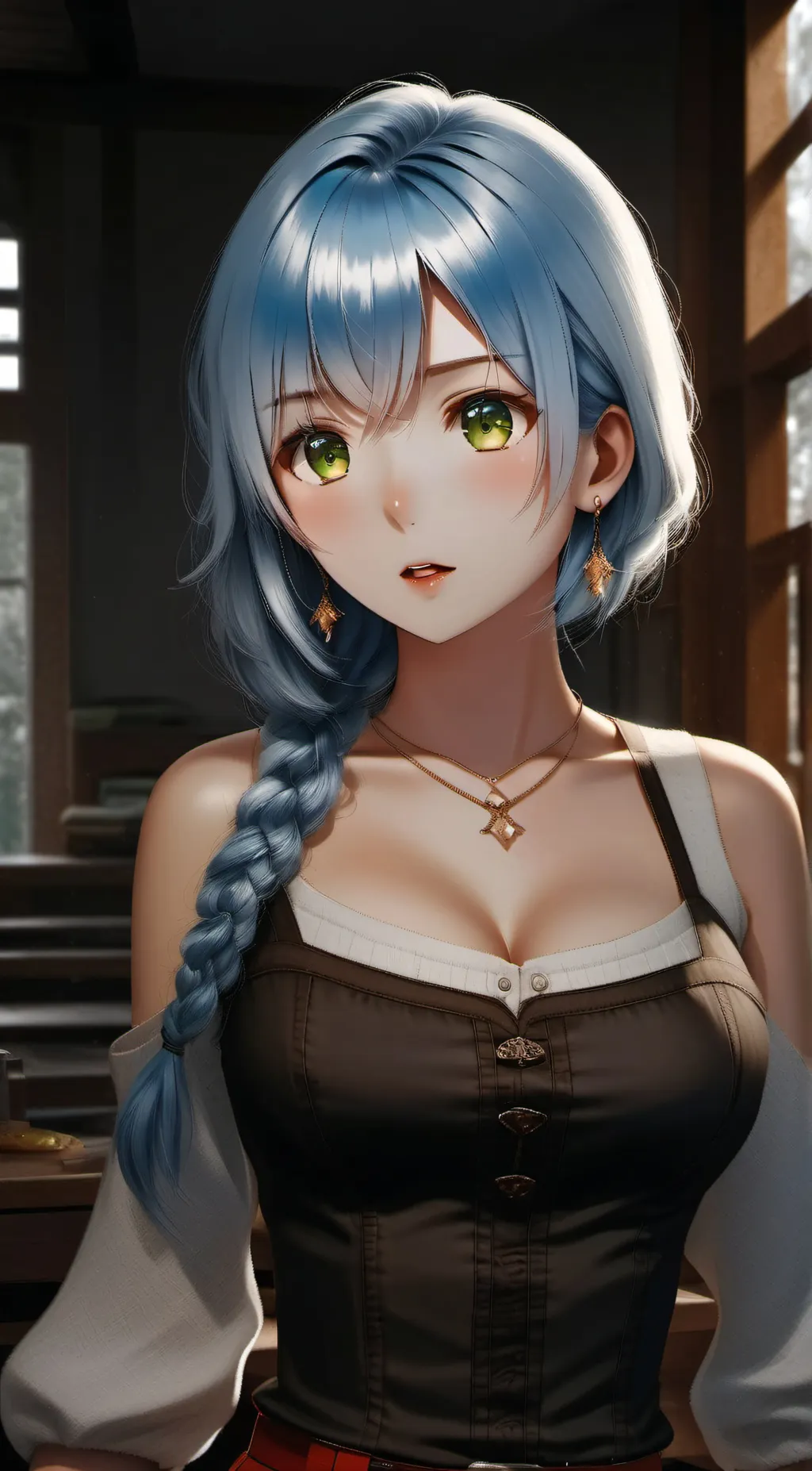 ai character: Alison  background