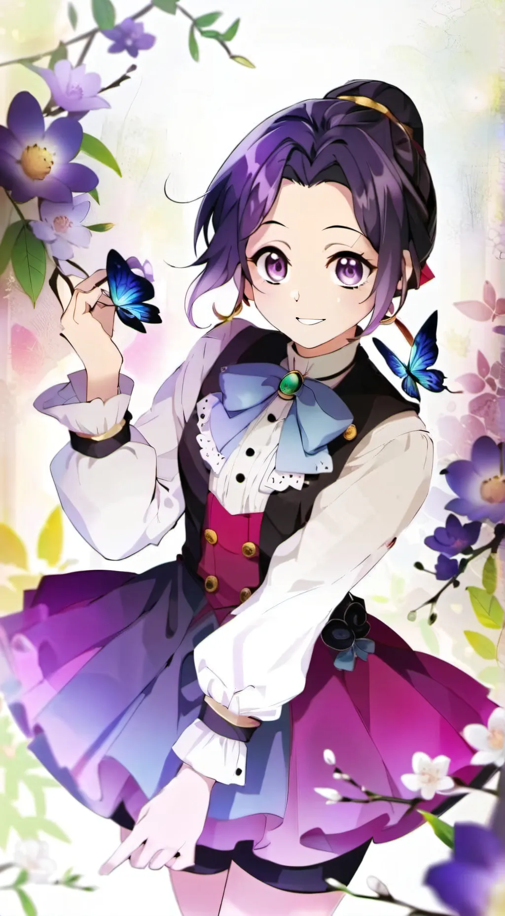 ai character: hashiras background