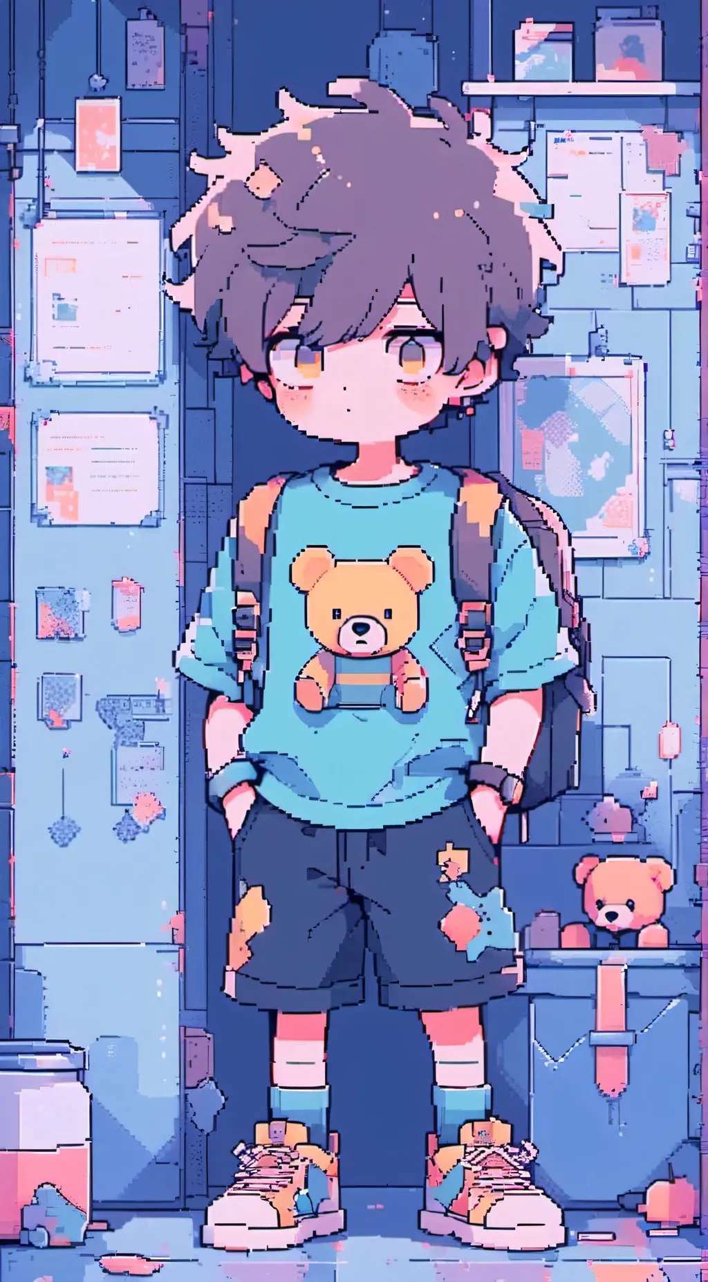 ai character: C.C Afton background