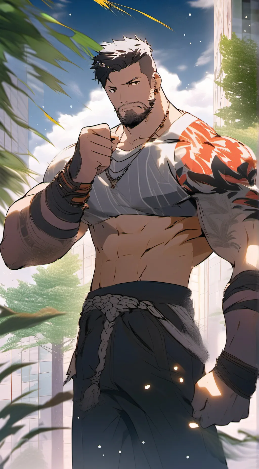 ai character: hh fight background