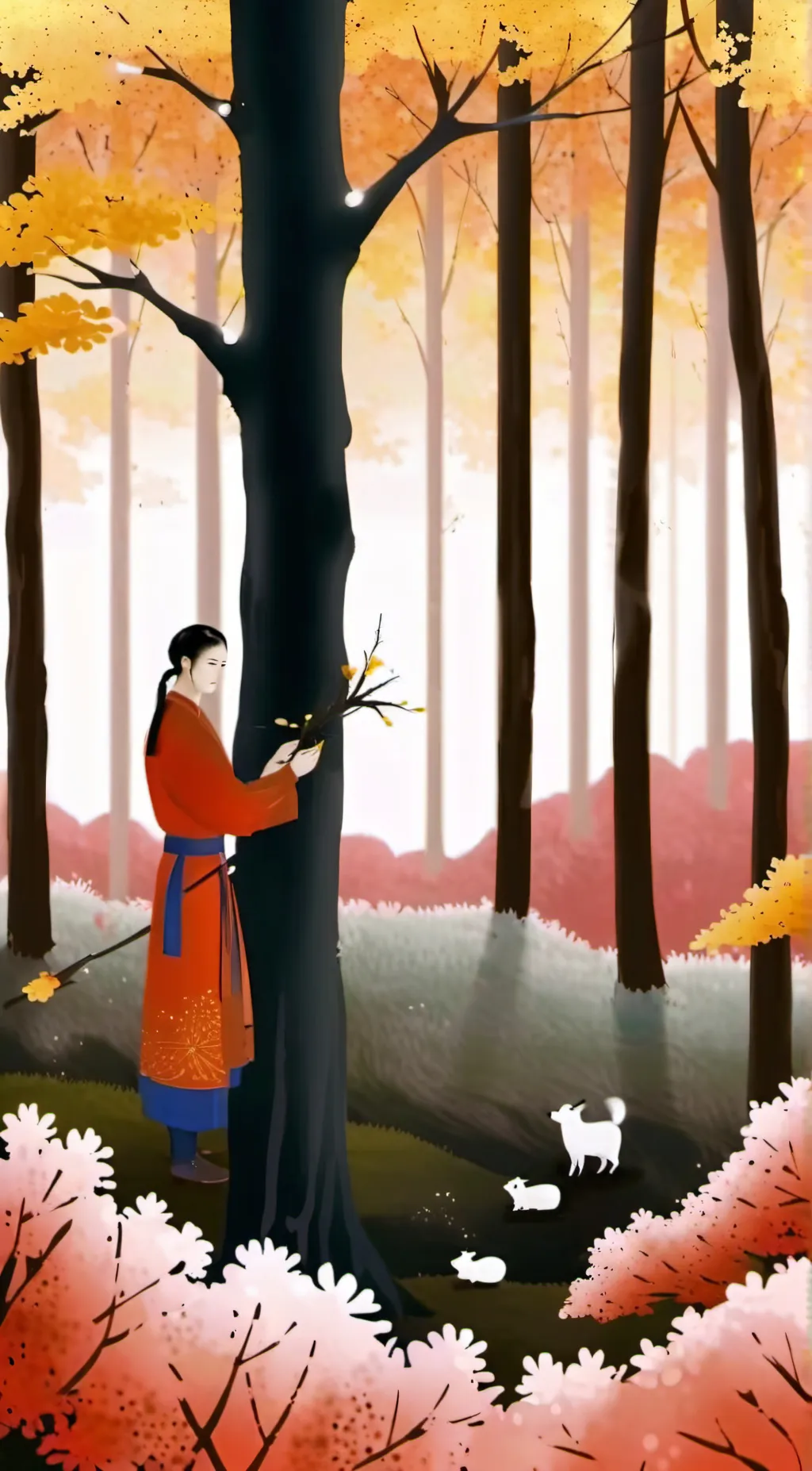 ai character: shadow symphony background