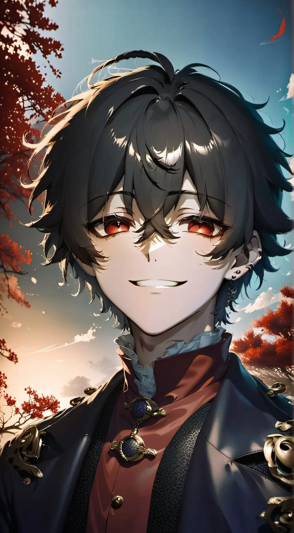 ai character: Ruins background