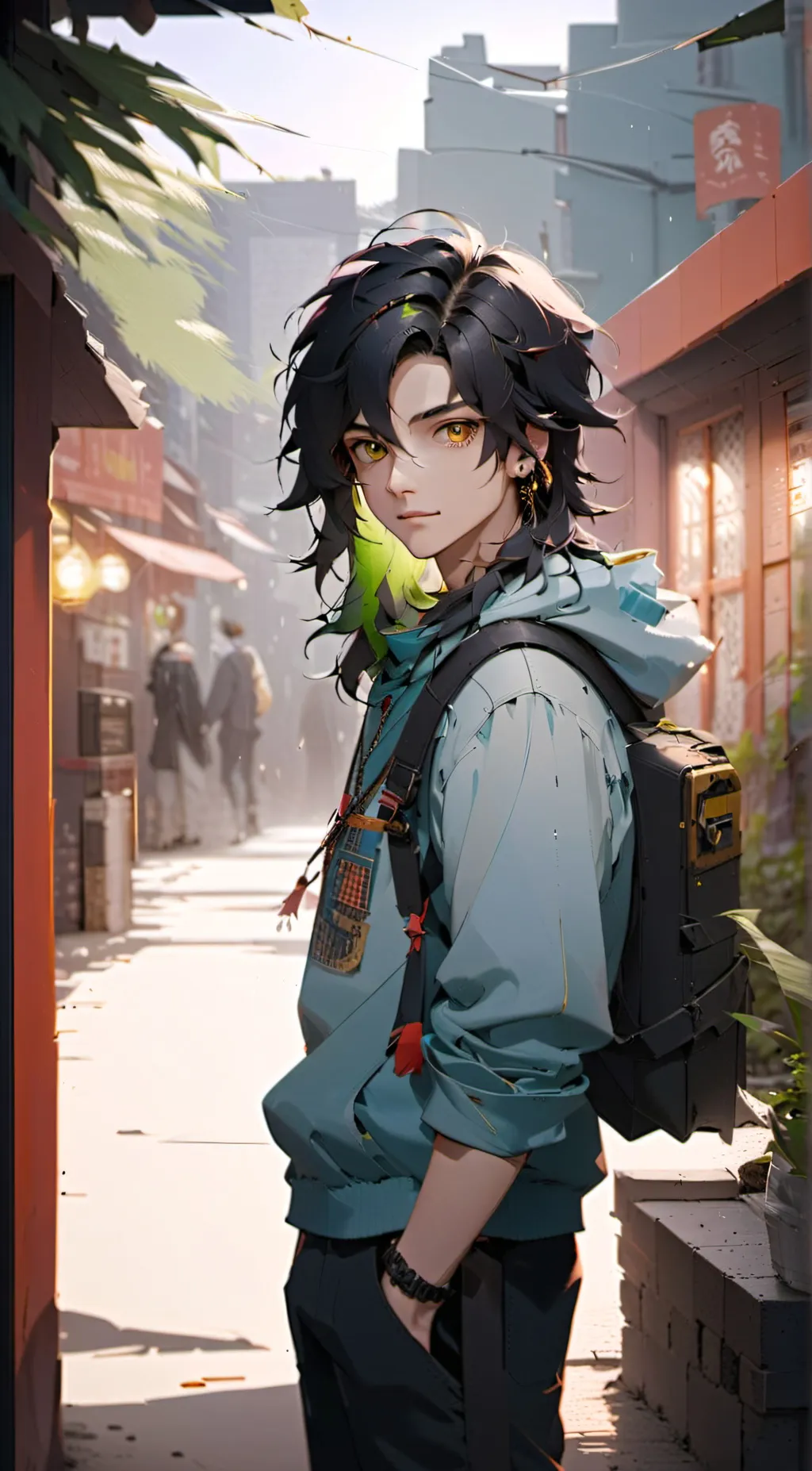 ai character: Tucker Springhill background