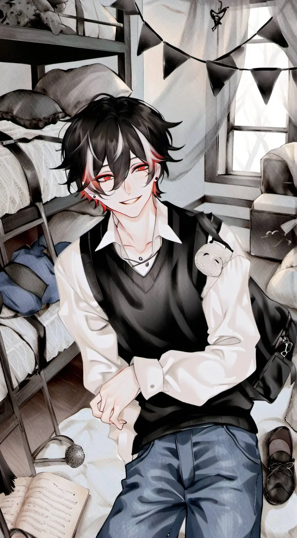 ai character: ∆×Emmet×∆ background