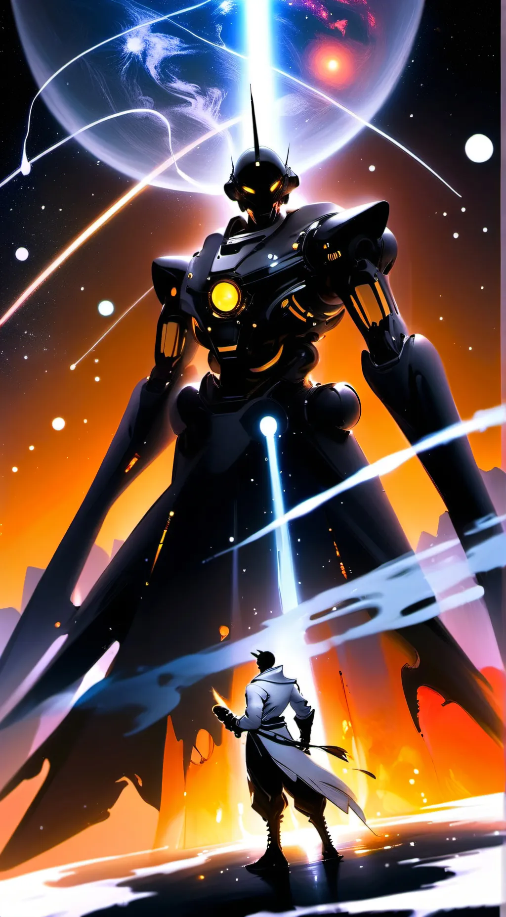 ai character: llllll background