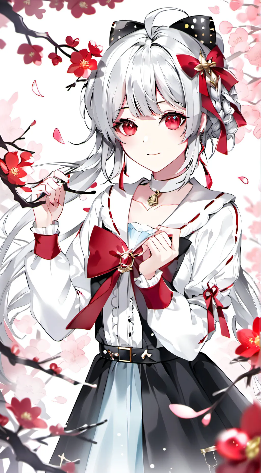 ai character: Rose background