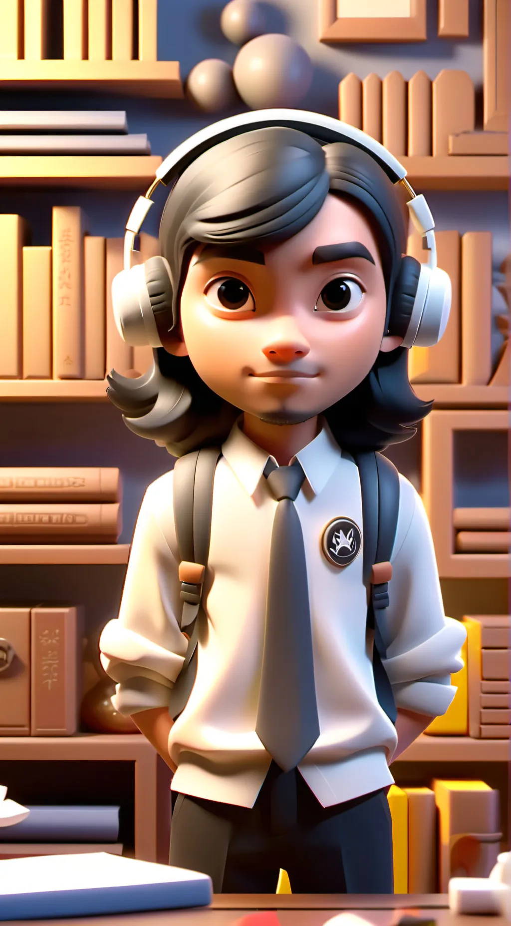 ai character: blake background