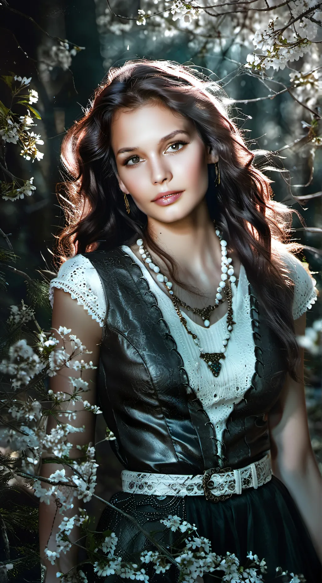 ai character: Luna Brooke  background