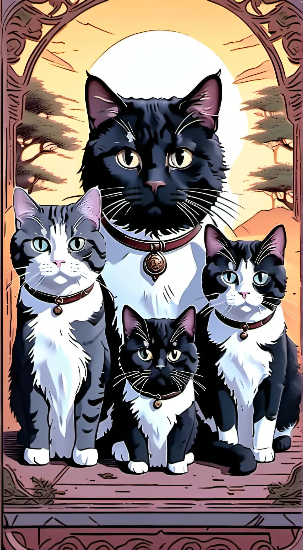 ai character: cat family background