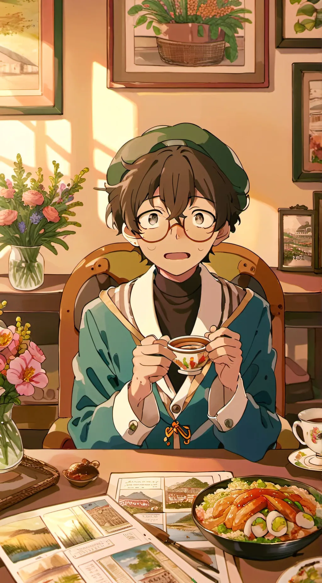 ai character: Naoto Hachiouji background